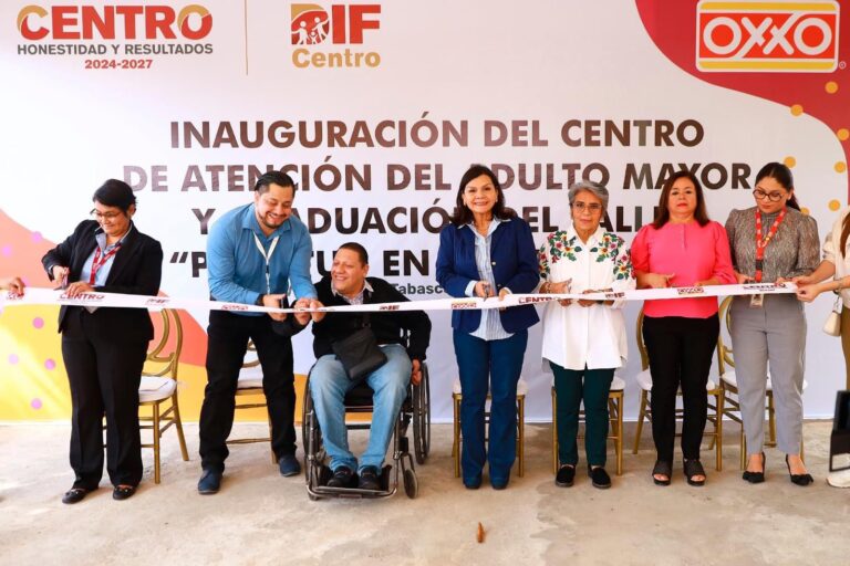 Entrega Yolanda Osuna rehabilitación del Centro de Atención del Adulto Mayor en la Guadalupe Borja